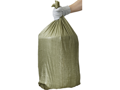 Мешок для строительного мусора п/п тканный 55*95 см зеленый