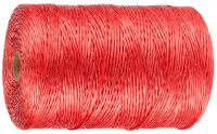 Шпагат п/п 500м 1,8мм (50 кгс; 1,2 ктекс) красный ЗУБР