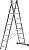 Лестница универсальная двухсекционная 9 ступеней СИБИН (38823-09)